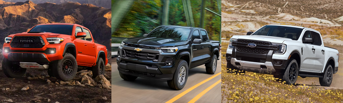 Which is better, Toyota Tacoma, Chevy Colorado, or Ford Ranger?
